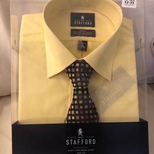 Yellow Shirt and matching Tie